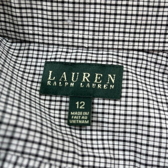Lauren Ralph‎ Shirt Womens Size 12 Dress shirt RL Logo - Picture 4 of 9